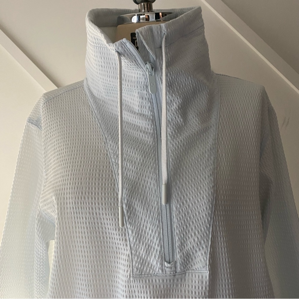 Lululemon Pack Light Pullover Jacket Light Blue -… - image 4
